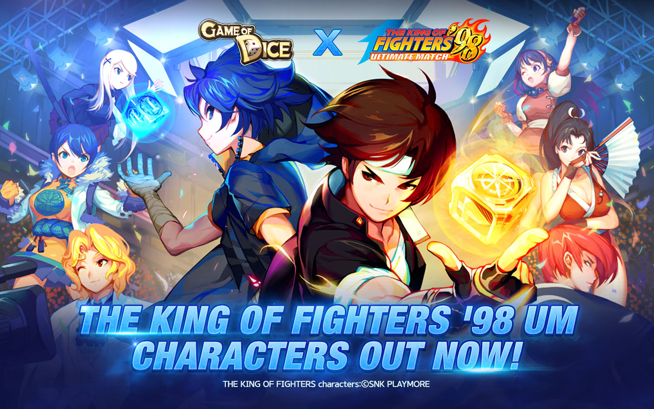 JoyCity have released a new update for Game of Dice with another cool King of Fighter's twist