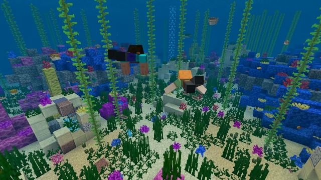 Things are getting aquatic in Minecraft's new underwater update for iOS, Android, and Nintendo Switch 