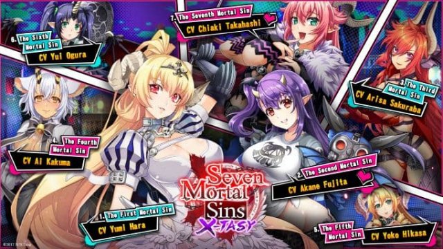 Seven Mortal Sins X-Tasy tier list