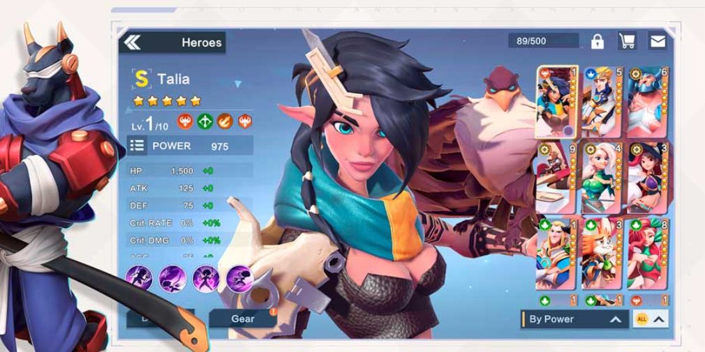 Talia at the top of the tier list for Ark Legends