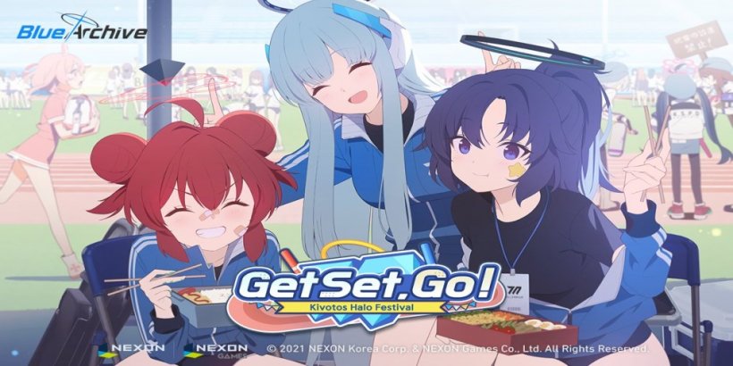 Blue Archive's Kivotos Halo Festival is now available with the launch of the Get, Set, Go! event