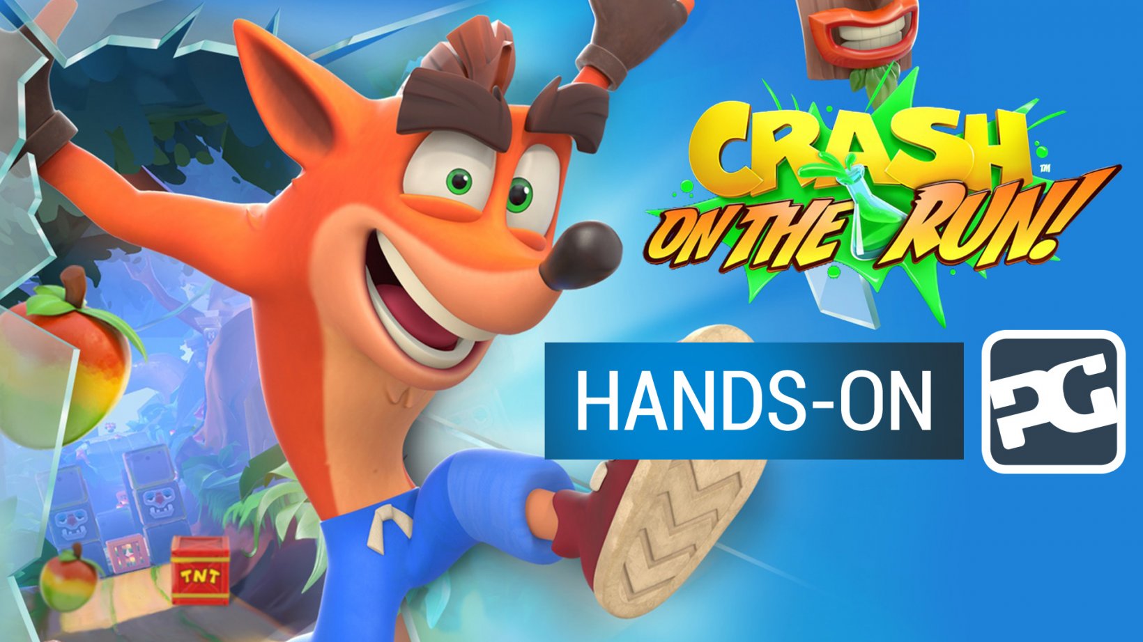 Crash Bandicoot: On The Run gameplay video