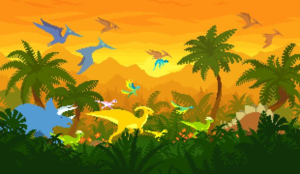 Pixeljam launches a Kickstarter campaign for multiplayer platformer Dino Run 2