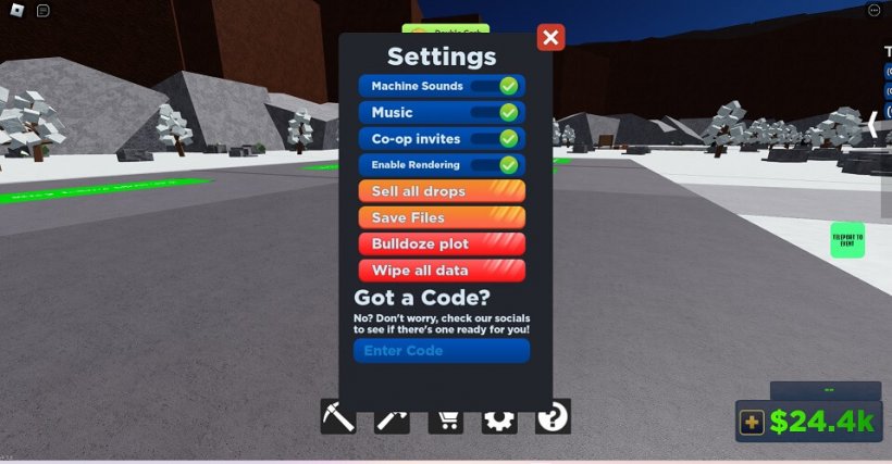 Factory Simulator codes - redeem box