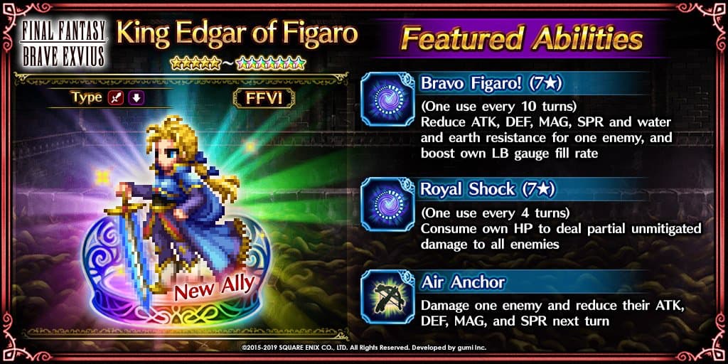 King Edgar of Figaro unit