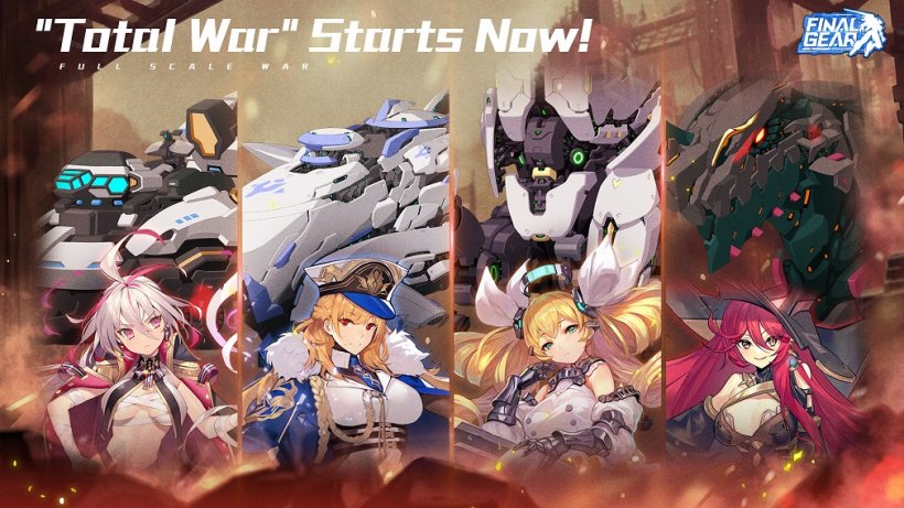 Final Gear unveils their newest UR pilot, Ruby, and Total War limited-time event