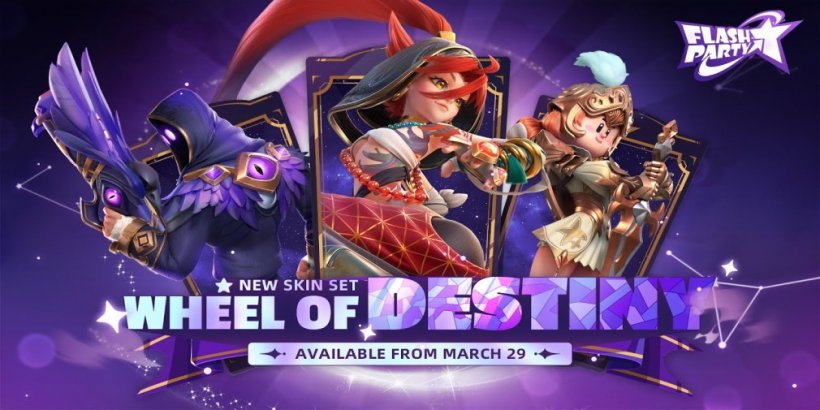 Flash Party's Season 9: Wheel of Destiny featuring new Dojo and Party Pass is now live