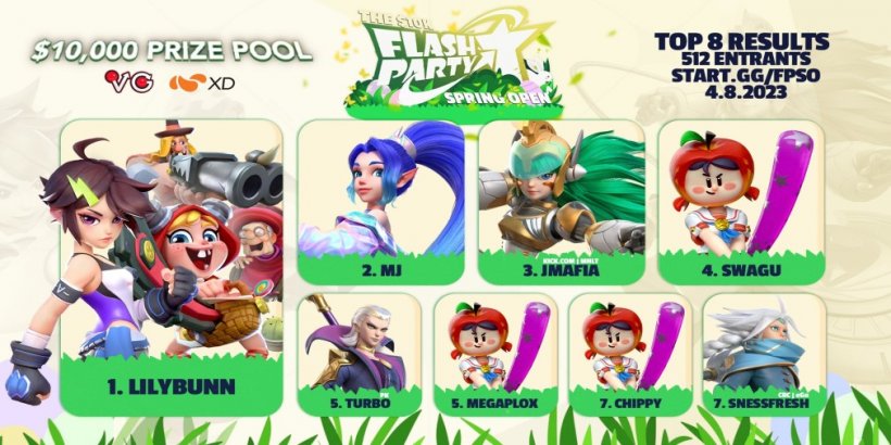 Flash Party's Spring Open 2023 concludes with Lilybunn as the ultimate winner