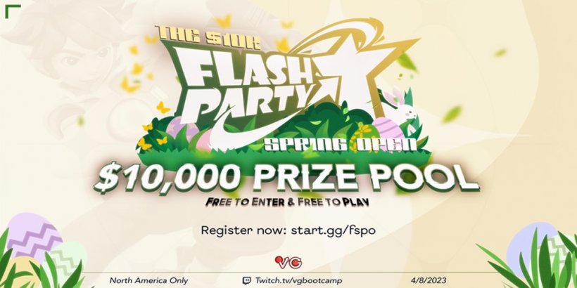Flash Party announces the Spring Open, an NA-based tournament with a $10,000 prize pool