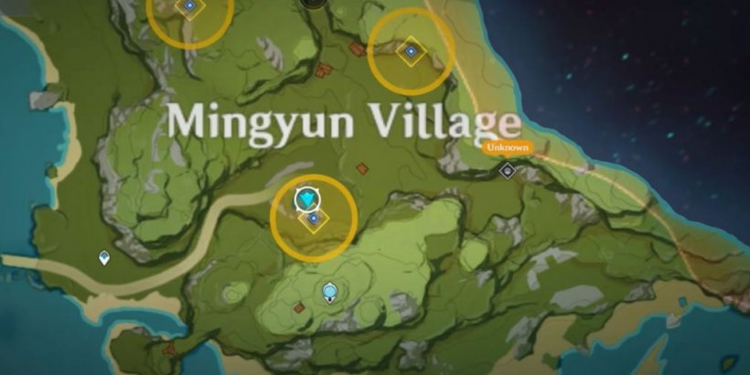 Noctilucous Jade locations in Mingyun Village