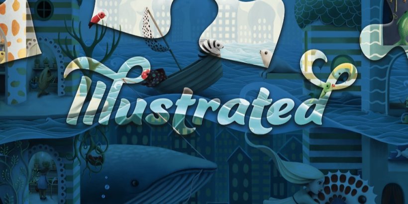 Illustrated is a new relaxing puzzler that's coming to Apple Arcade this month