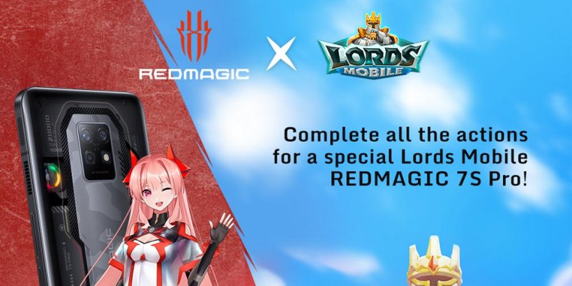 REDMAGIC launches the REDMAGIC 7S Pro Lords Mobile Edition, with a special giveaway where you can score the gorgeous unit for free