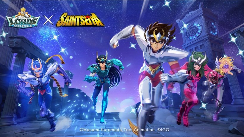 Lords Mobile combines real-time strategy with Saint Seiya's stellar mythology in an exciting new collab event