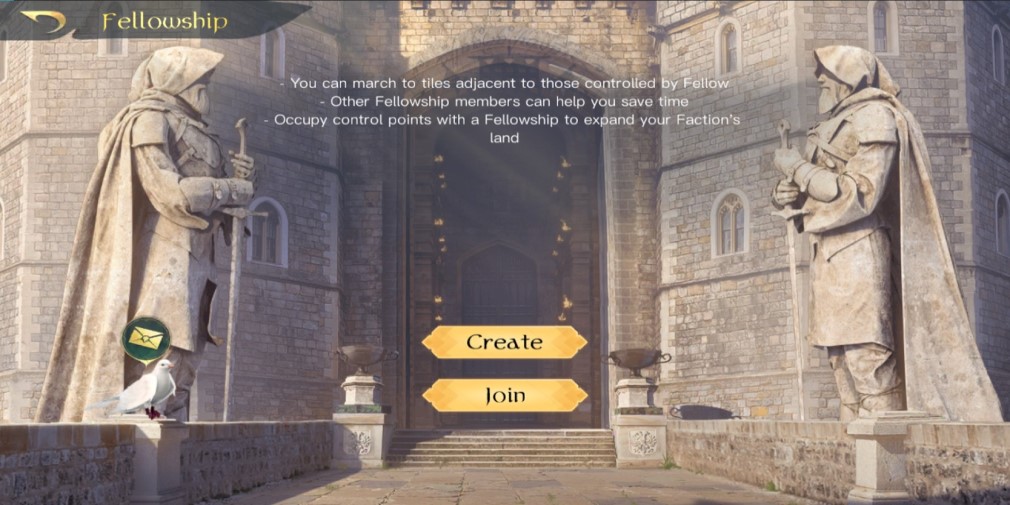 Create and join the fellowship