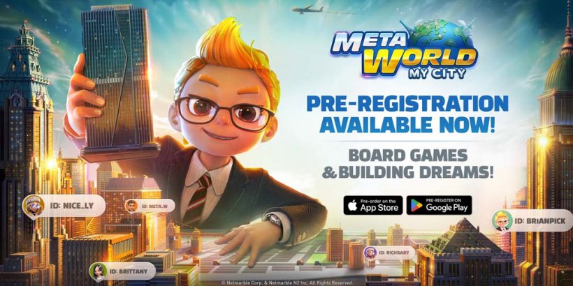 Meta World: My City lets you play a board game with virtual real estate up for grabs, now open for pre-registration