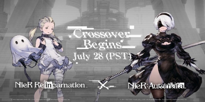 NieR Re[in]carnation will celebrate its launch for iOS and Android next month with a NieR Automata crossover