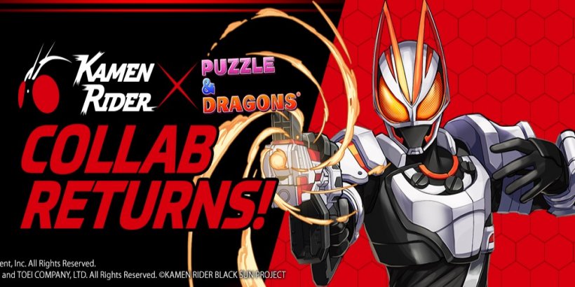 Puzzle & Dragons brings back collaboration with Kamen Rider