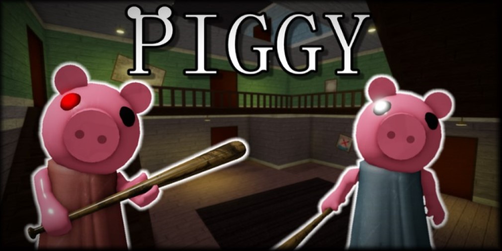 Two piggies holding baseball bats