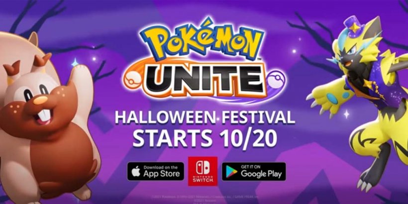 Pokemon UNITE welcomes Greedent into the MOBA as its Halloween event arrives on October 20th