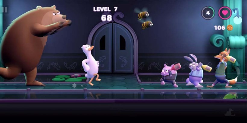 Punch Kick Duck lets you fight through a tower using the three titular moves in a quirky action game, out now on iOS