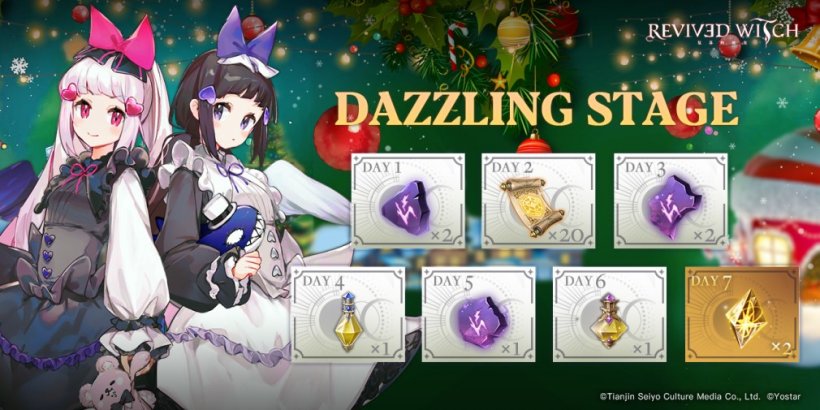 Revived Witch's Christmas update introduces the new Dazzling Stage event featuring new dolls
