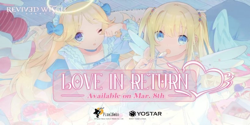 Revived Witch launches is celebrating White Day with a new Love in Return event that adds a new doll, feature, rewards, and more