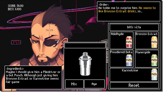 Cyberpunk bartender simulator VA-11 HALL-A is coming to Switch in 2019