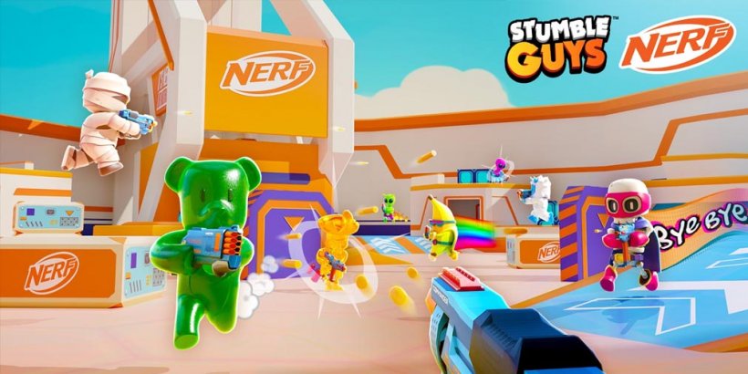 Stumble Guys adds new boosts and a fresh map in partnership with NERF