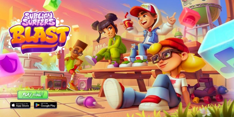 Subway Surfers Blast, the iconic franchise's new match-3, is out now on Android and iOS