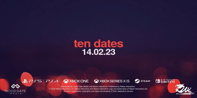 Ten Dates, the sequel to the FMV Five Dates, is releasing on Valentine's Day 2023