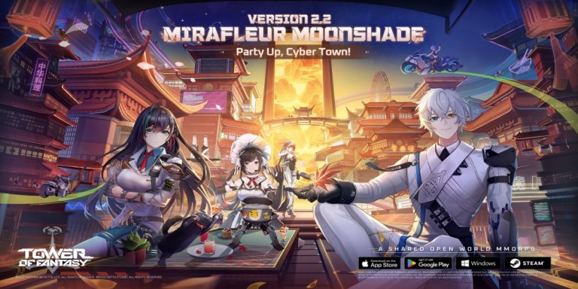 Tower of Fantasy is releasing version 2.2 - Mirafleur Moonshade later this month