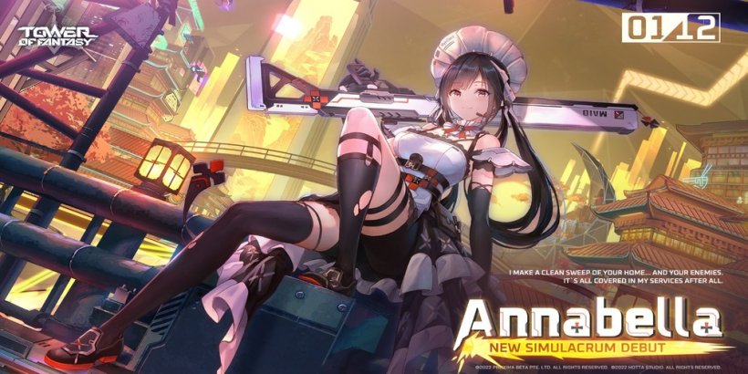 Tower of Fantasy reveals its latest character Annabella, who is due out with the upcoming patch
