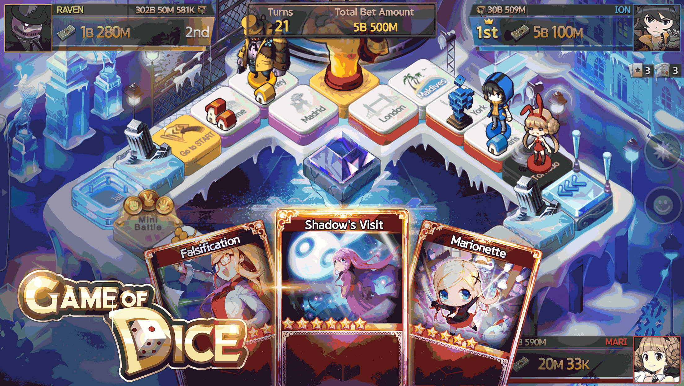 Game of Dice’s winter update will have you rolling in a winter wonderland